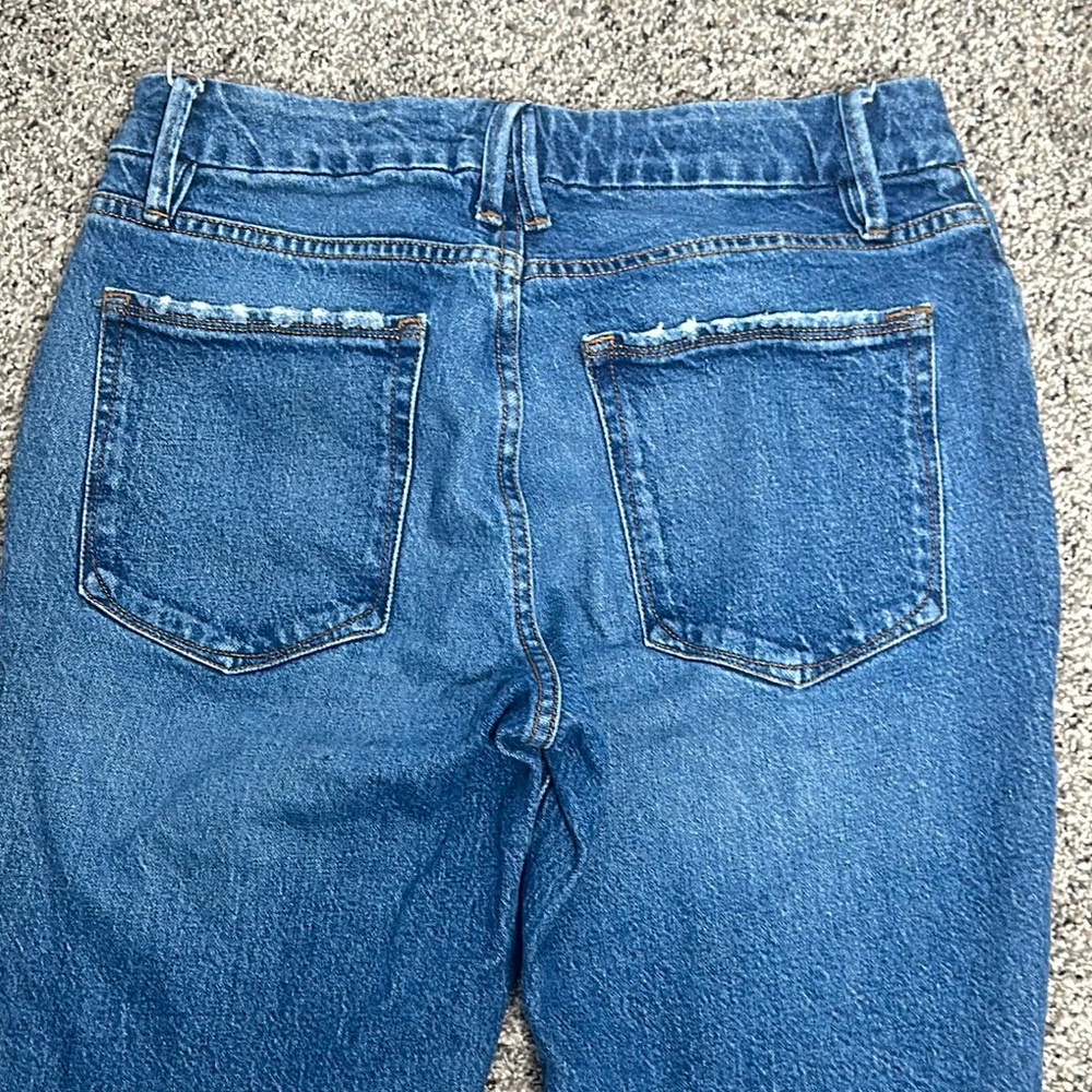 Good American blue straight jeans g o indigo denim ankle size 26 - Picture 9 of 10